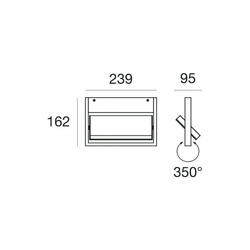 Kinkiet TABLET APPL.(M)LED 17W 7609