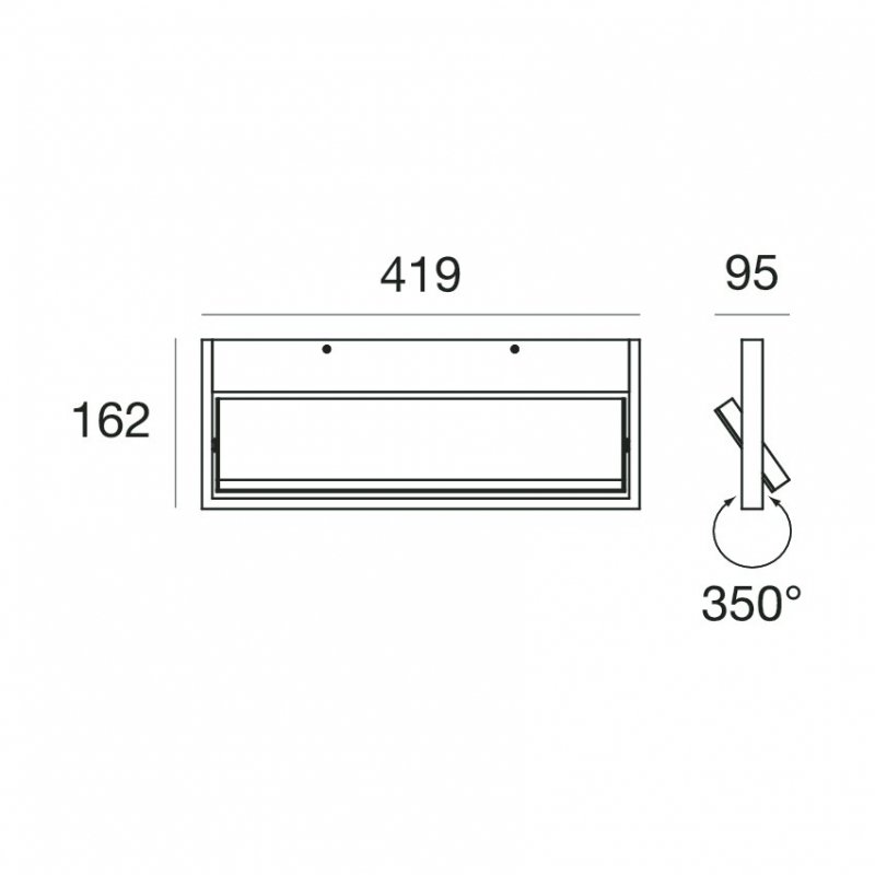 Kinkiet TABLET APPL.(L)LED 32W 7610