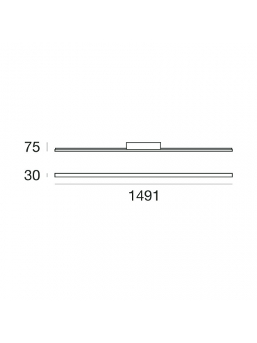 Kinkiet XILEMA APPL.L 34W B.CO 7767