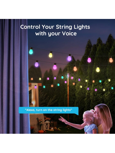 Girlanda ogrodowa LED SMART RGBICWW H7020
