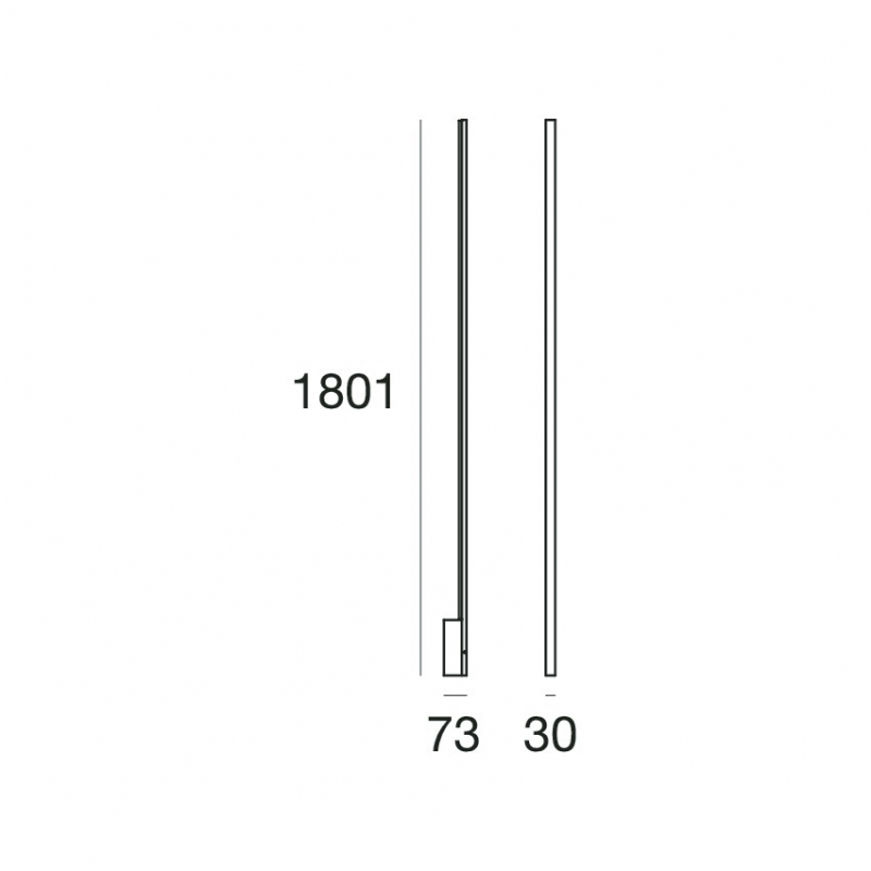 Kinkiet XILEMA PIANT.MURO 25W 7778