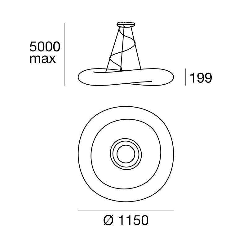 Lampa wisząca MR.MAGOO 7788N