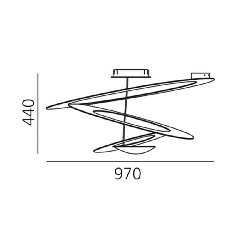 Lampa sufitowa PIRCE CEILING