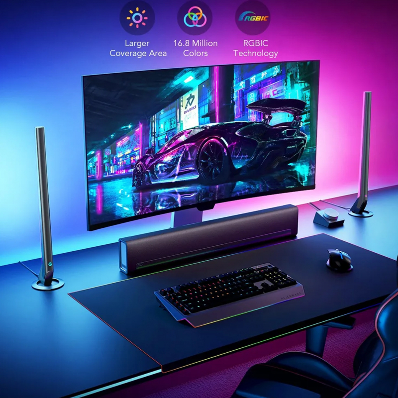 Panele LED RGBIC TV/GAMING H6047