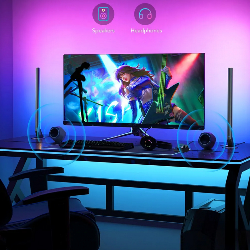 Panele LED RGBIC TV/GAMING H6047