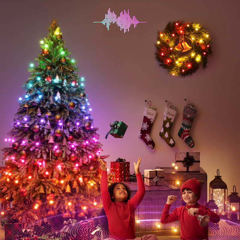 Łańcuch CHRISTMAS LIGHT RGBIC 20M H70C2