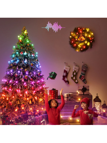 Łańcuch CHRISTMAS LIGHT RGBIC 20M H70C2