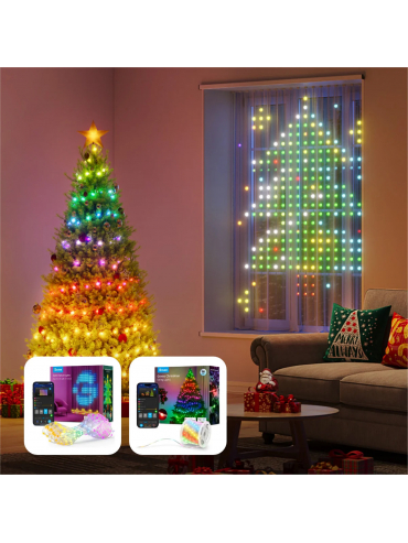 Łańcuch CHRISTMAS LIGHT RGBIC 20M H70C2