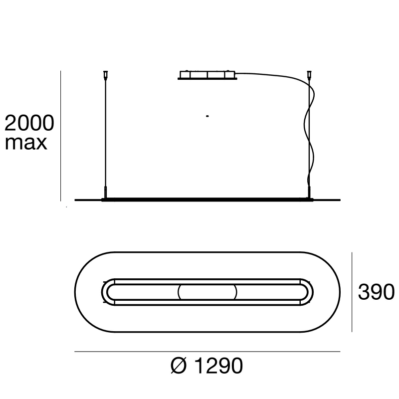Lampa wisząca OPTI-LINE 8037