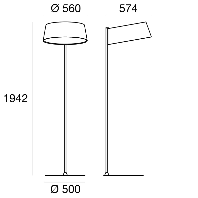Lampa podłogowa OXYGEN 36W 8097