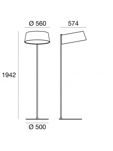 Lampa podłogowa OXYGEN 36W 8099