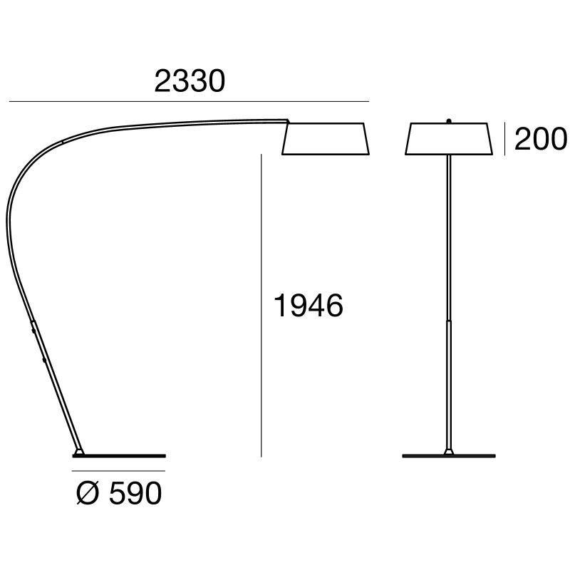 Lampa podłogowa OXYGEN 36W 8102
