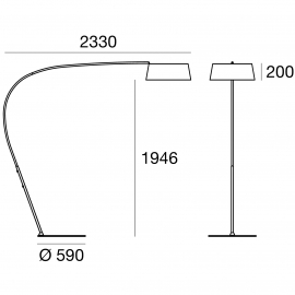 Lampa podłogowa OXYGEN 36W 8104