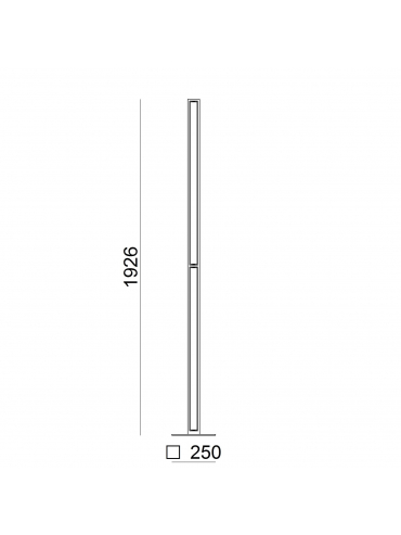 Lampa podłogowa TABLET 8453