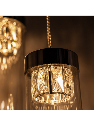 Lampa wisząca GEM P0389-03D-F4AC