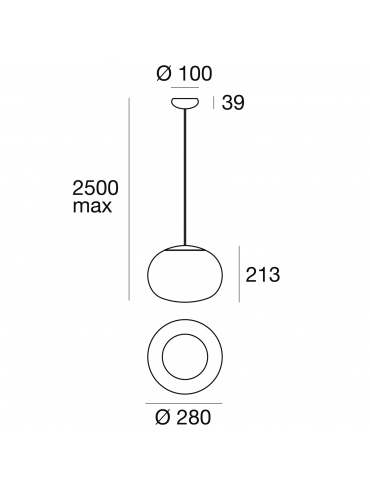 Lampa wisząca La Mariée_P 8624