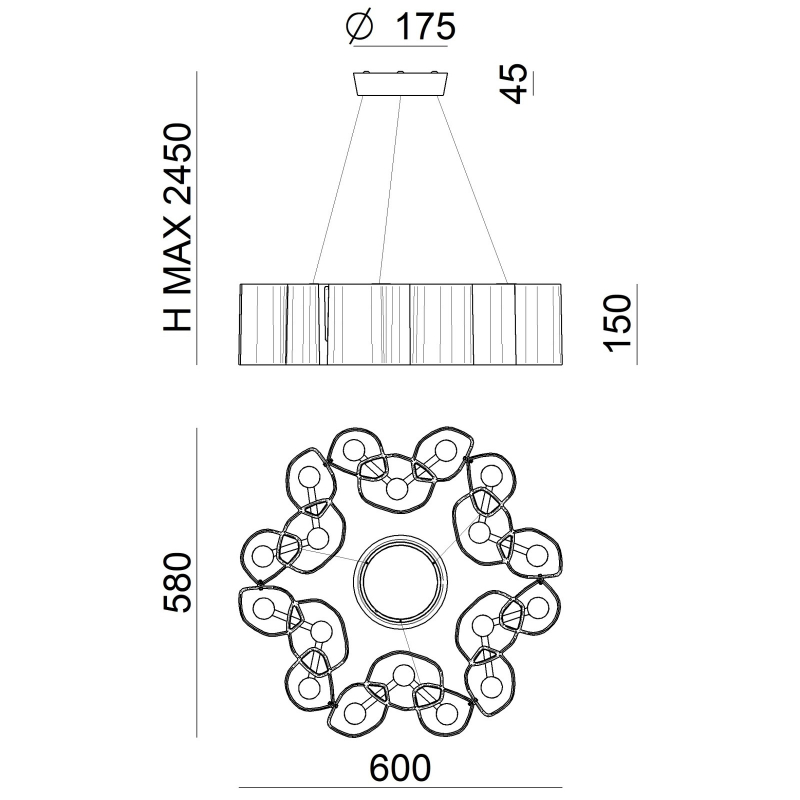 Lampa wisząca HONEY 8682