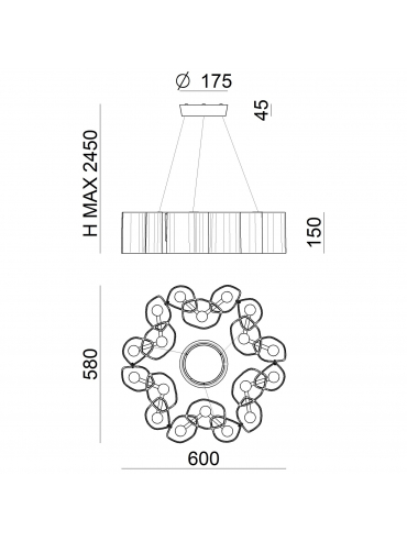 Lampa wisząca HONEY 8682