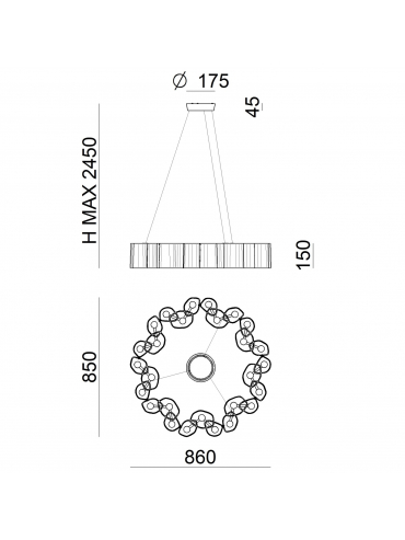 Lampa wisząca HONEY 8684