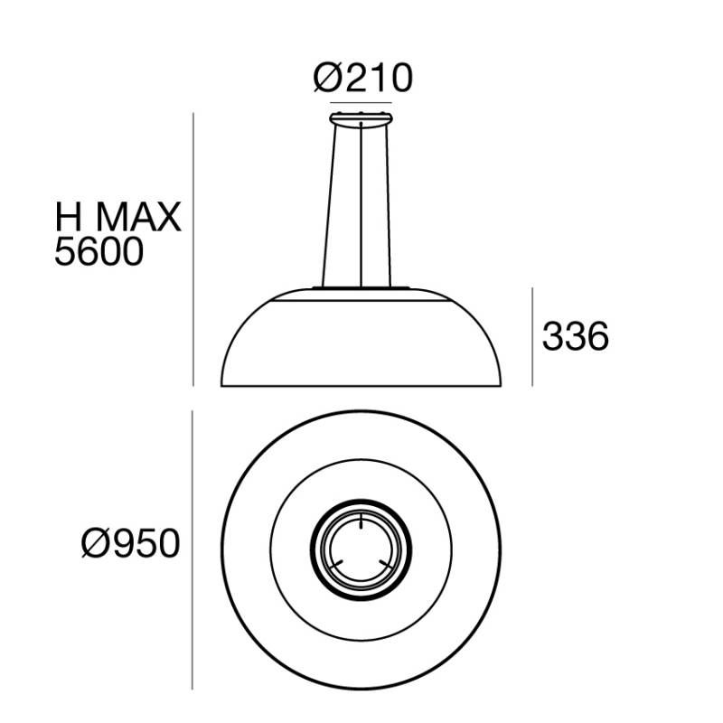 Lampa wisząca DEMÌ 8891M