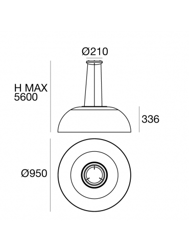 Lampa wisząca DEMÌ 8891M
