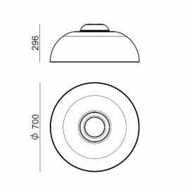 Lampa sufitowa DEMÌ 8893