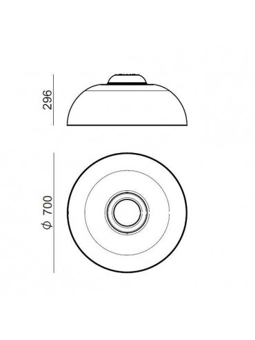 Lampa sufitowa DEMÌ 8893