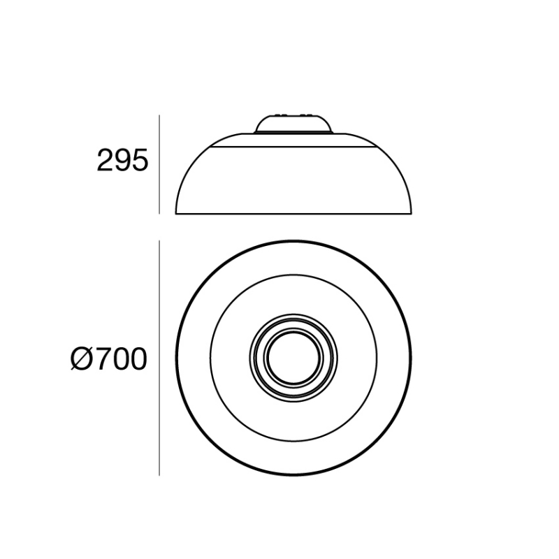 Lampa sufitowa DEMÌ 8894