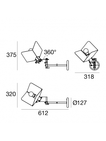Kinkiet TRIEDRO 8993