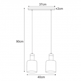 Lampa wisząca BRUS K-5251