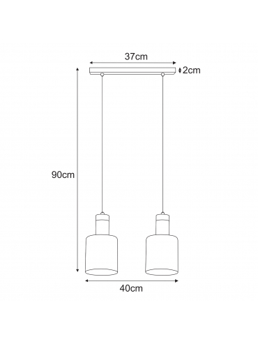 Lampa wisząca BRUS K-5251