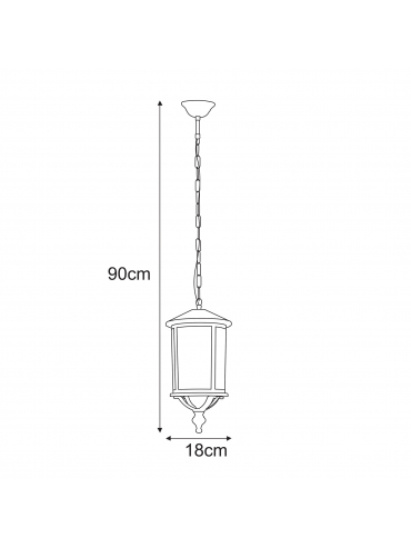 Lampa elewacyjna DETROIT K-8211