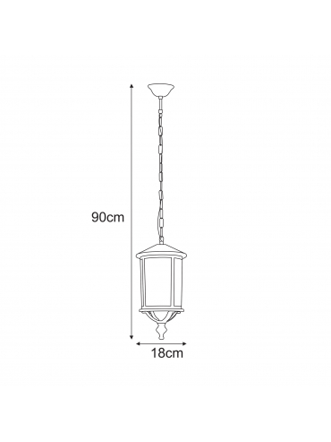 Lampa elewacyjna DETROIT K-8216