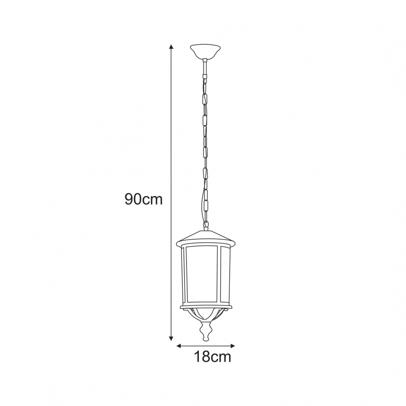 Lampa elewacyjna MIAMI K-8221