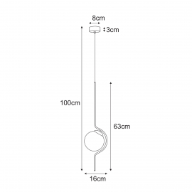 Lampa wisząca NEVA K-5330