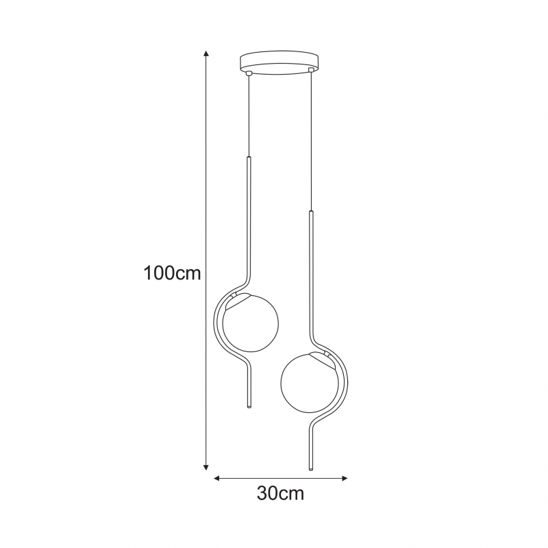 Lampa wisząca NEVA K-5332