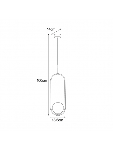 Lampa wisząca ARLENA K-5300