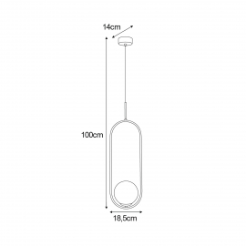 Lampa wisząca ARLENA K-5302