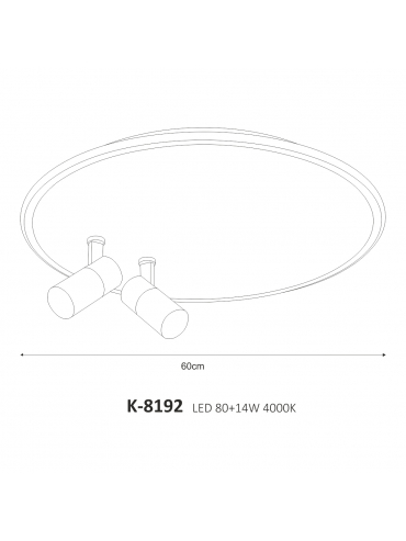 Lampa sufitowa LOGAN K-8192