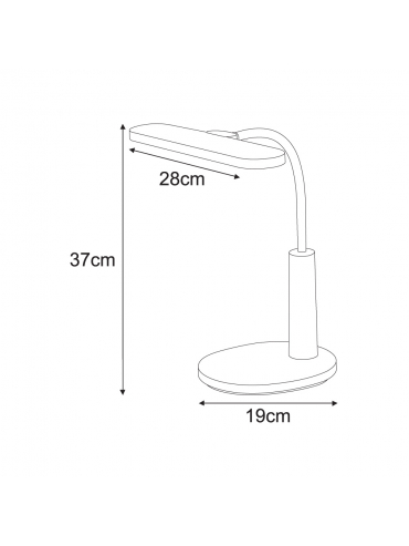 Lampka biurkowa MILO K-BL1521 RÓŻOWA
