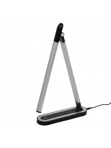 Lampka biurkowa NIKO K-MT-206 CZARNO-SREBRNA