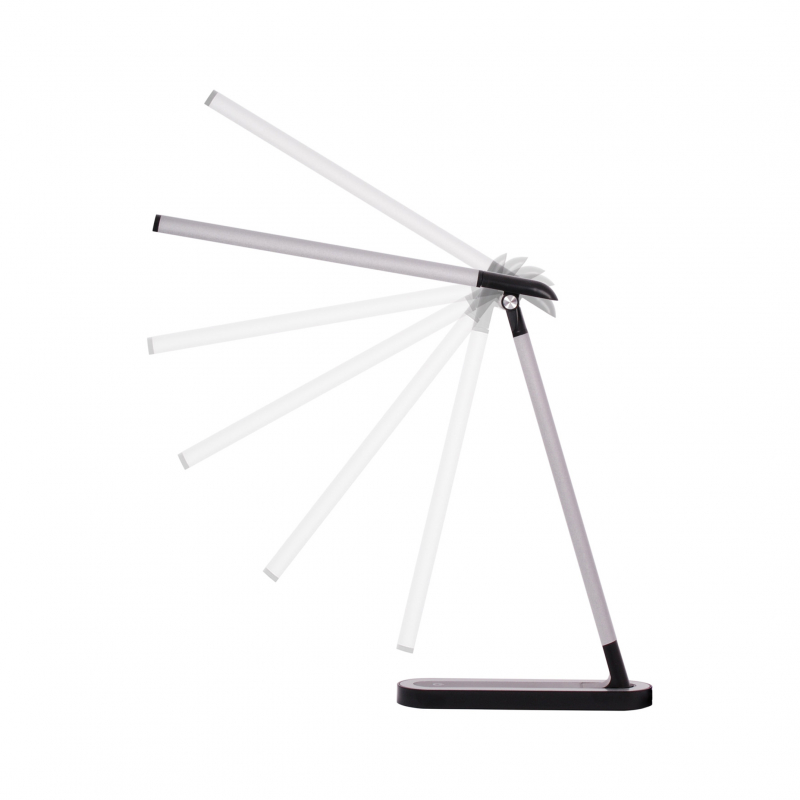 Lampka biurkowa NIKO K-MT-206 CZARNO-SREBRNA