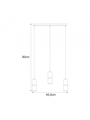 Lampa wisząca INES K-5241