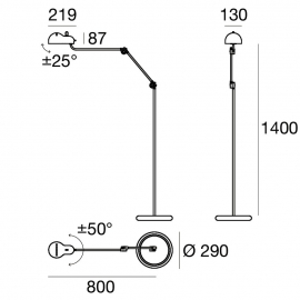 Lampa podłogowa TOPO 9084