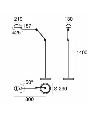 Lampa podłogowa TOPO 9085