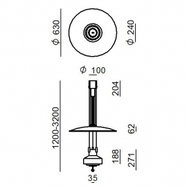 Lampa wisząca SALISCENDI 9311