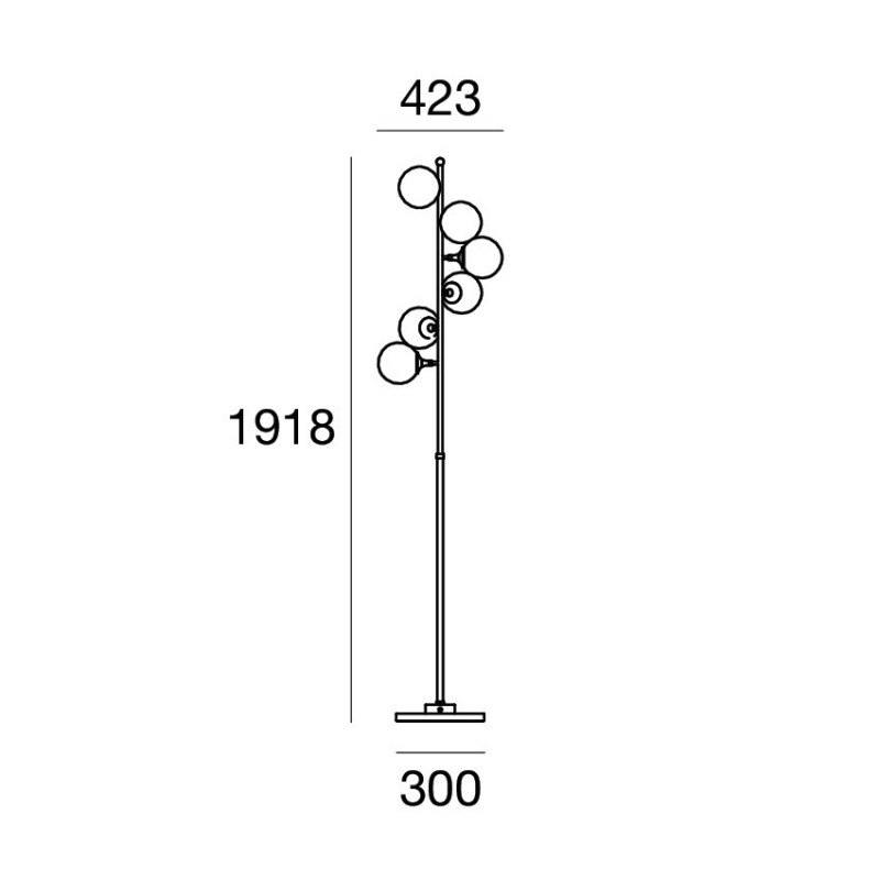 Lampa podłogowa GALASSIA 9560
