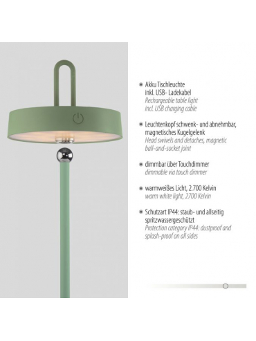 Lampa stołowa zewnętrzna AMAG 19310-43