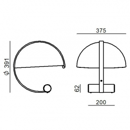Lampa stołowa META 9699
