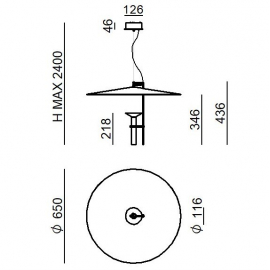 Lampa wisząca LUNA 9703M